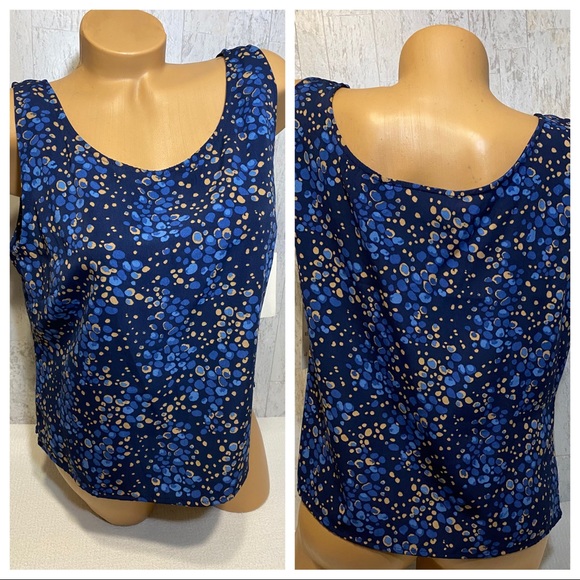 Women’s Sag Harbor Dress SUIT blues & Tan NEW WT - Picture 7 of 16